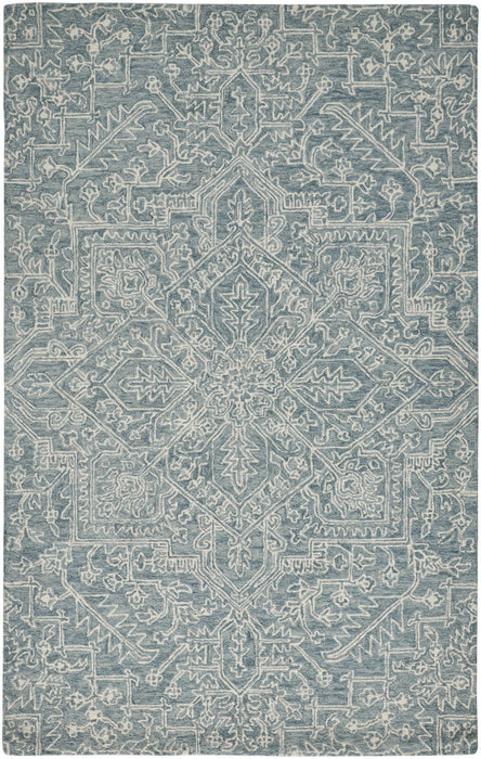 10' X 14' Wool Oriental Hand Tufted Area Rug - Green