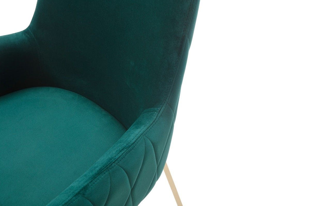 Velvet Dining Chair - Green