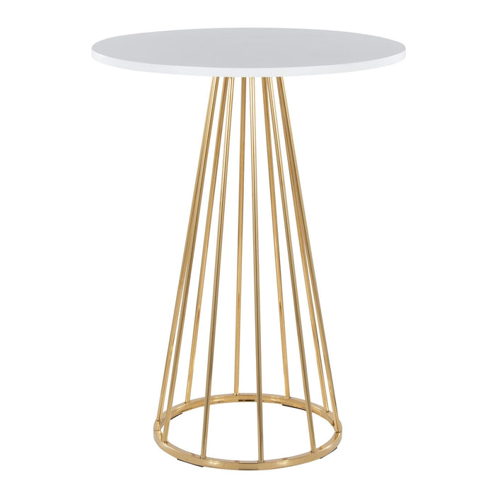 Canary - Counter Table - Gold Metal