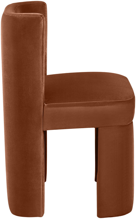 Zuno - Velvet Performance Fabric Upholstered Dining Chair (Set of 2)
