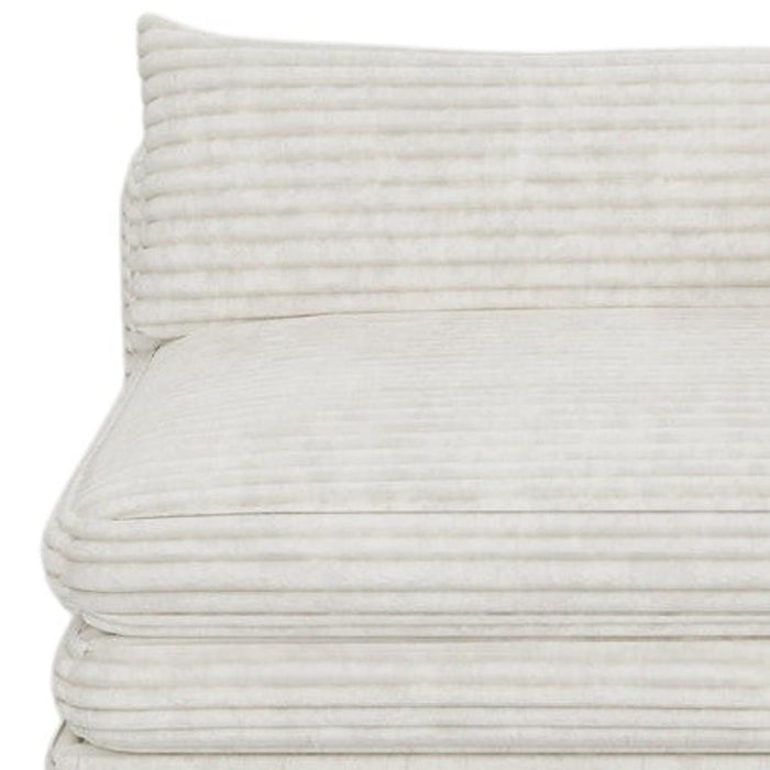 Corduroy Lounge Chair (719539) - White