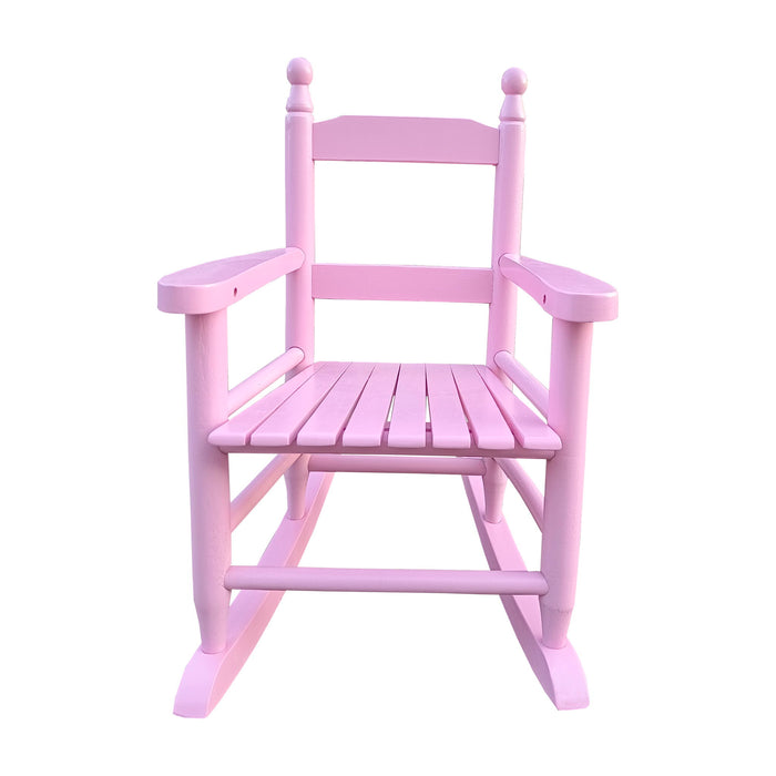 Giga children's indoor and outdoor rocking chair for kids, durable plastic rocker with a comfortable seat and sturdy design.