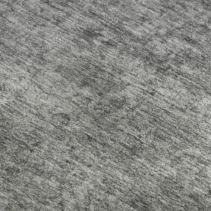 10' X 14' Oriental Washable Area Rug With UV Protection (695852) - Gray / Silver
