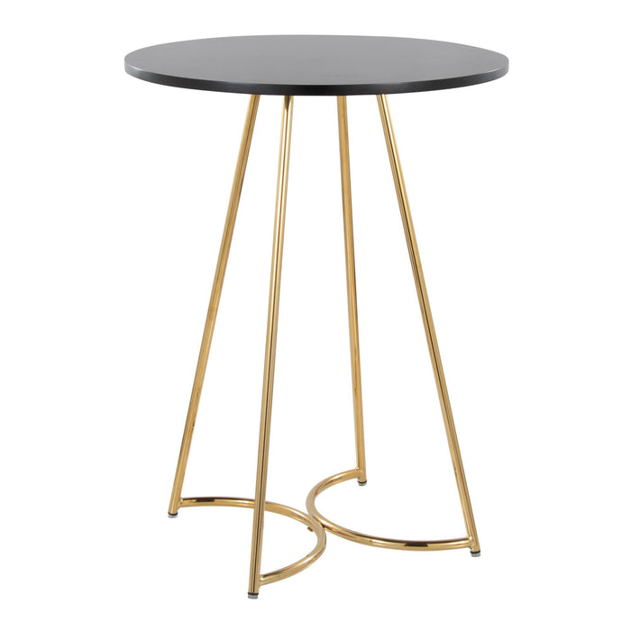 Cece - Counter Table - Gold Metal