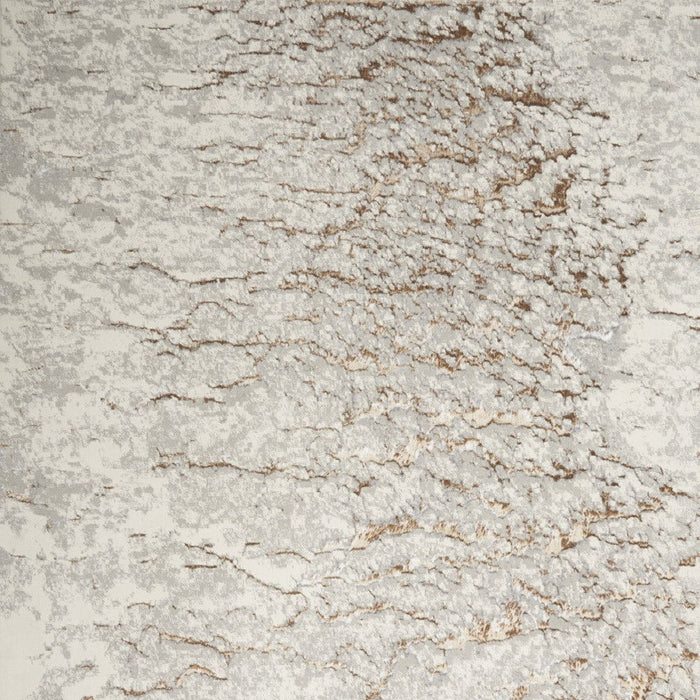 8' X 10' Abstract Area Rug (551087) - Ivory / Gold