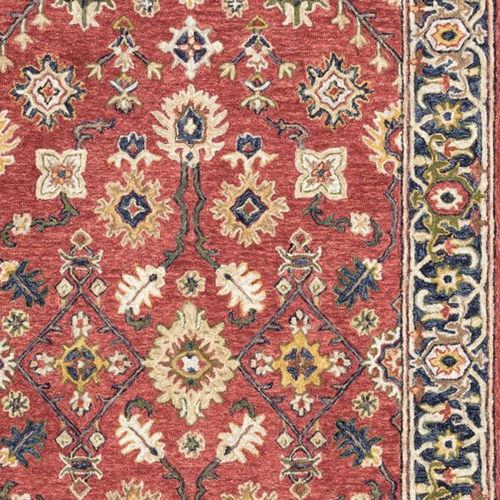 8' x 10' Bohemian Rug - Red And Blue