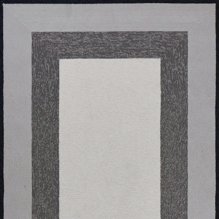 8' x 11' UV Treated Polypropylene Area Rug - Charcoal