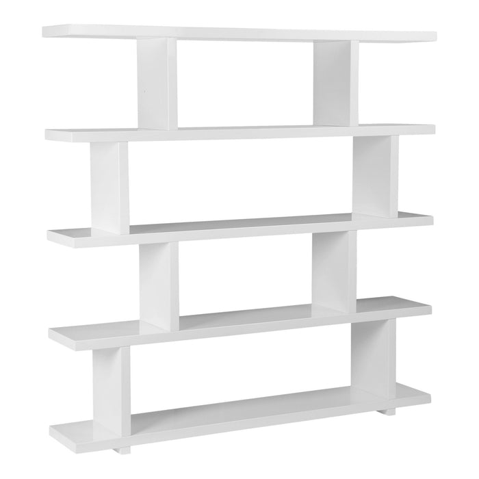 Five Tier Bookcase (517714) - White