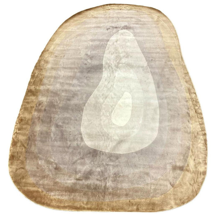 7' X 9' Ombre Distressed Area Rug (722643) - Beige / Cream / Tan