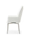 ESF 1218 swivel dining chair with cushioned seat and backrest, featuring a modern design and sturdy metal base.