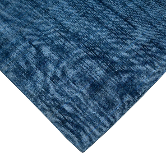 9' X 12' Striped Hand Woven Area Rug (570252) - Blue