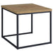 Straden 3-piece engineered wood coffee table set in mango and black by CoasterEveryday