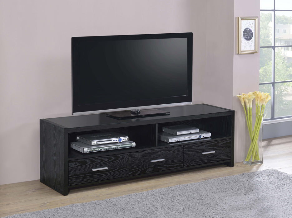 Alton 3-drawer Engineered Wood 61-inch TV Stand Black Oak