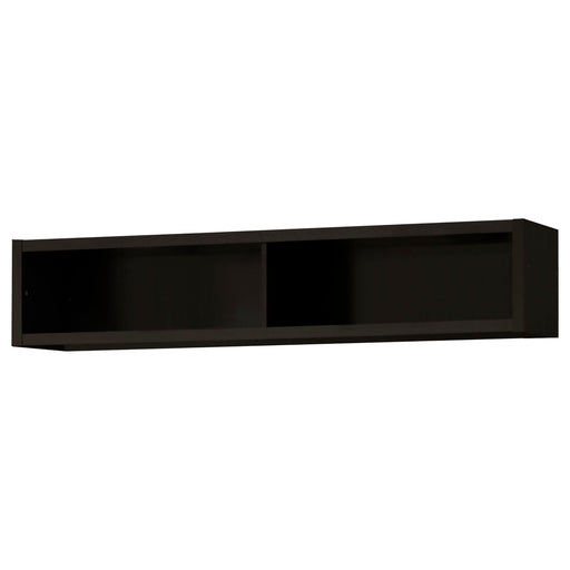 CoasterEssence Lewes cappuccino bridge with two encased storage compartments
