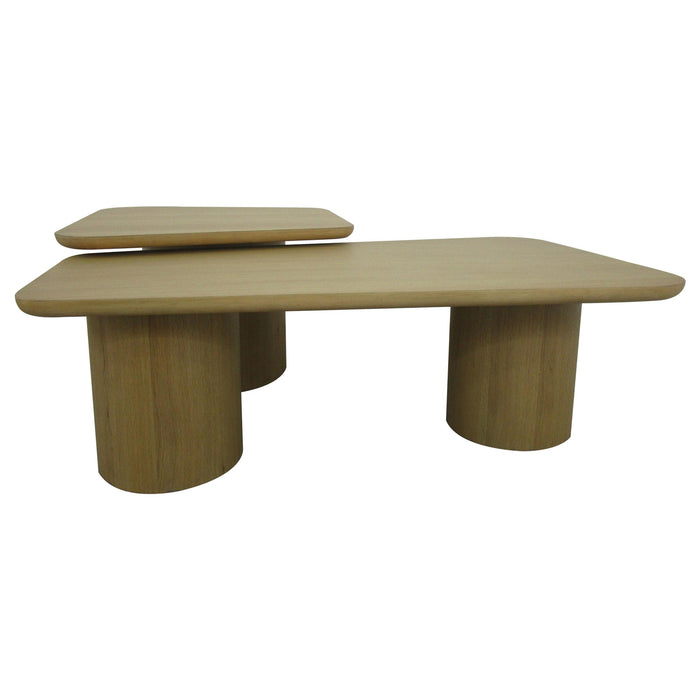 HP0426 Nesting Table 2 Pc Set Honey Oak