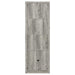 CoasterEveryday Burke 3-piece 59-inch TV entertainment center in grey driftwood finish, with open shelves and storage compartments.