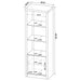 Grey driftwood 3-piece TV entertainment center by CoasterEveryday featuring shelves and storage for living room setup.