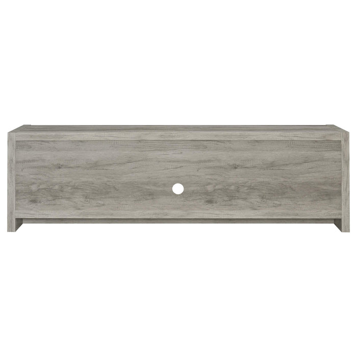 Burke 3-Piece TV Entertainment Center Fits 75-Inch TVs Grey Driftwood
