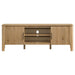 Rowe 65-inch light oak 2-door wood TV stand media console by CoasterEveryday
