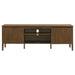 Thori 63-inch dark brown 2-door TV stand media console by CoasterEveryday