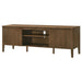 Thori 63-inch dark brown 2-door TV stand media console by CoasterEveryday