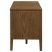 Thori 63-inch dark brown 2-door TV stand media console by CoasterEveryday