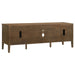 Thori 63-inch dark brown 2-door TV stand media console by CoasterEveryday