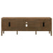 CoasterEveryday Thori 63-inch dark brown 2-door TV stand media console with storage cabinets