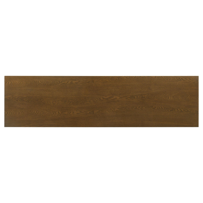 CoasterEveryday Thori 63-inch dark brown 2-door TV stand media console with storage doors