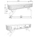 CoasterEveryday Valna Wood 71-inch TV stand in walnut with sliding doors and open shelving