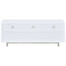 Casey 2-drawer 60-inch white engineered wood TV stand by CoasterEssence