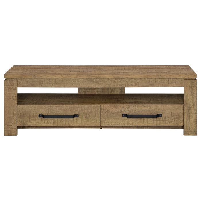 Elkton 2-drawer Engineered Wood 59-inch TV Stand Mango
