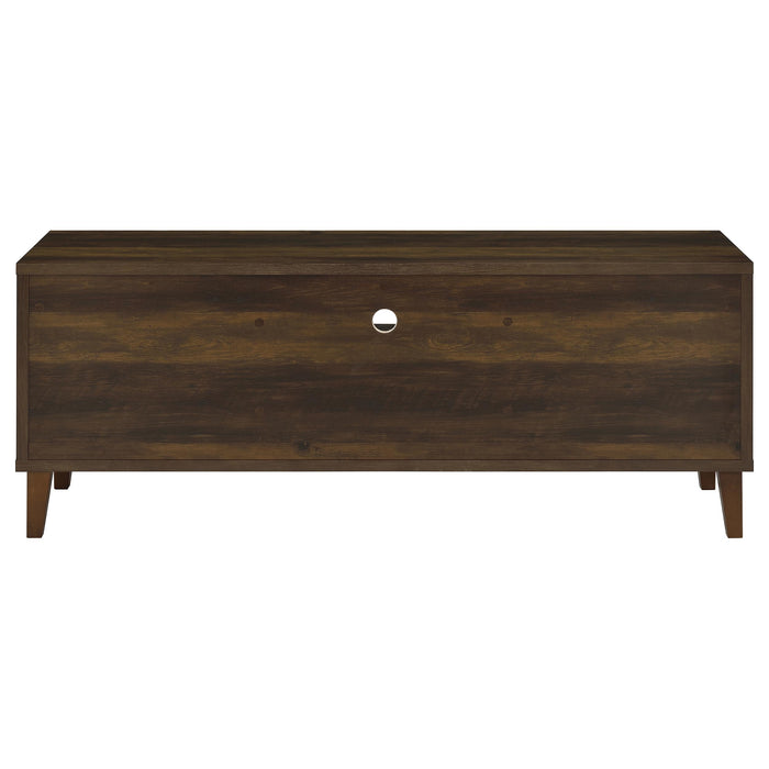 Sedona 2-door Engineered Wood TV stand in dark pine with spacious storage, 60-inch size, by CoasterEveryday furniture