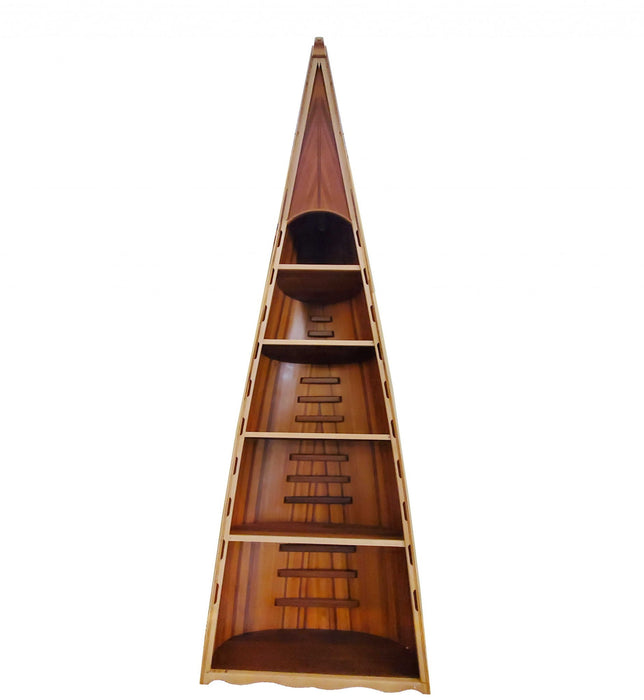 Four Tier Boat Bookcase - Natural