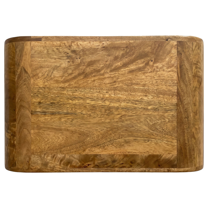 Booker Rectangular Mango Wood End Table Natural
