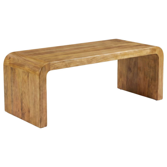 Booker Rectangular Mango Wood Coffee Table Natural