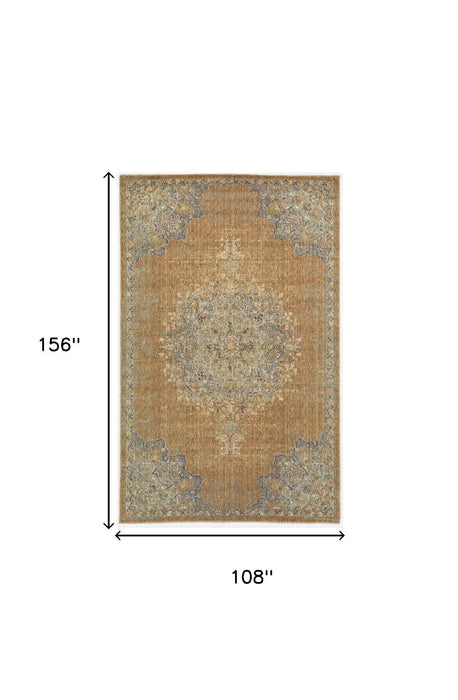 108" x 156" Wool Rug - Coffee