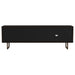 Marsden 2-door Mango Wood TV Stand in Charcoal Black, 70-inch CoasterEveryday furniture piece with sleek modern design