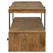 Otto 5-drawer mango wood TV stand by CoasterEveryday, 70-inch brown media console with storage drawers and modern furniture design.