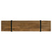 Otto 5-drawer mango wood TV stand media console in brown with 70-inch length and modern furniture design.