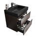 Modern Giga Alice bathroom vanity wall-mounted with integrated sink, large storage, floating design, and one-piece basin.