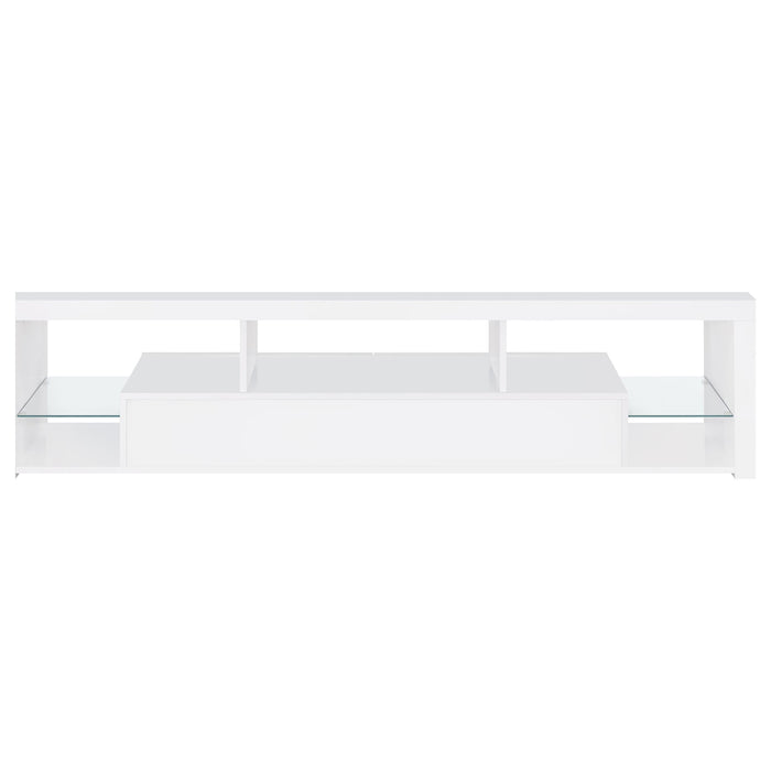 Jude 3-piece 71-inch TV Entertainment Center White High Gloss
