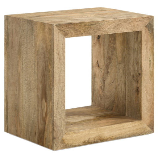 Benton rectangular solid wood end table by CoasterEveryday in a natural finish