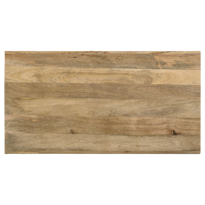 CoasterEveryday Benton rectangular solid wood coffee table in a natural finish