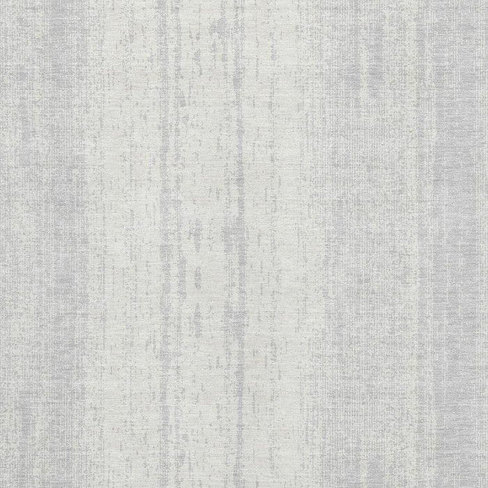 10' X 14' Striped Washable Area Rug With UV Protection (668367) - Silver / Ivory