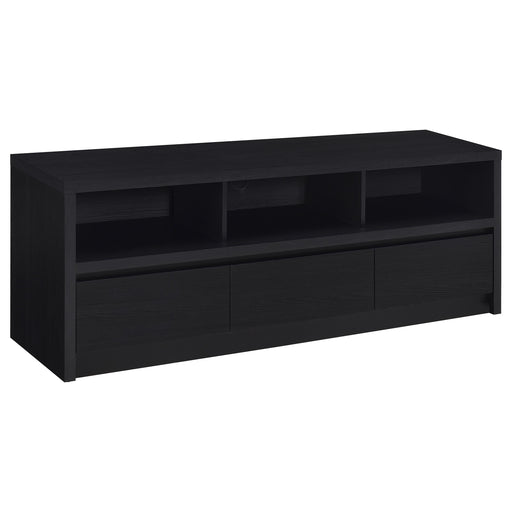 Rutland 59-inch black 3-drawer TV stand media console by CoasterEveryday