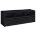 Rutland 59-inch black 3-drawer TV stand media console by CoasterEveryday