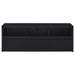 Rutland 59-inch black 3-drawer TV stand media console by CoasterEveryday
