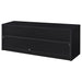 CoasterEveryday Rutland 59-inch black 3-drawer TV stand media console with spacious storage shelving