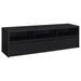 Rutland 78-inch black 3-drawer TV stand media console by CoasterEveryday